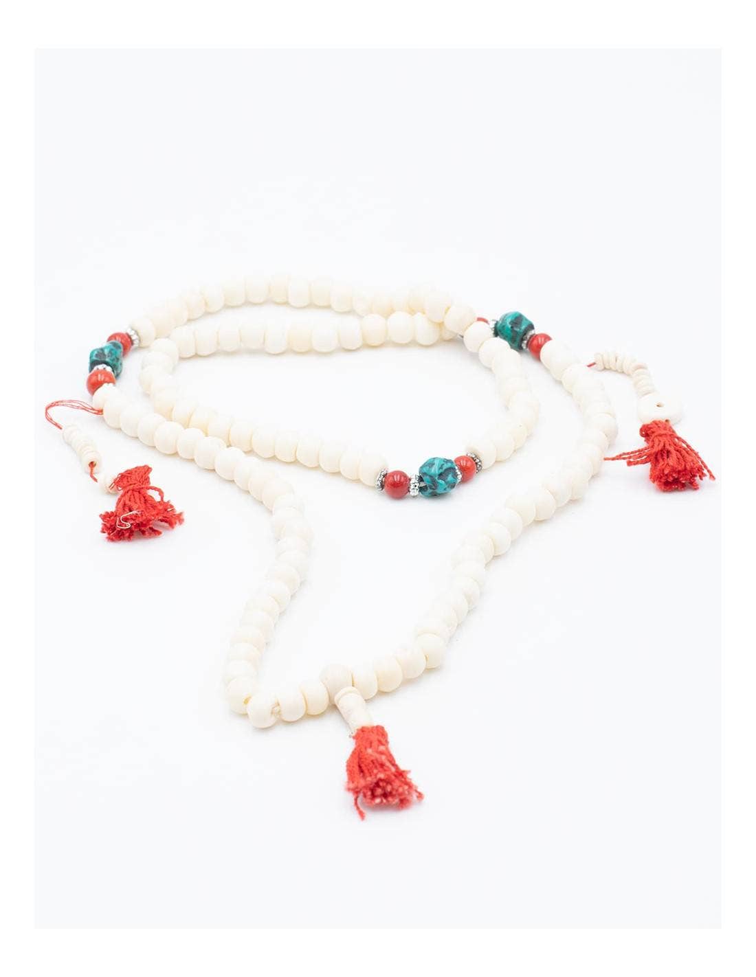 Blank Japa Mala White with Counters for wholesale on Faire0