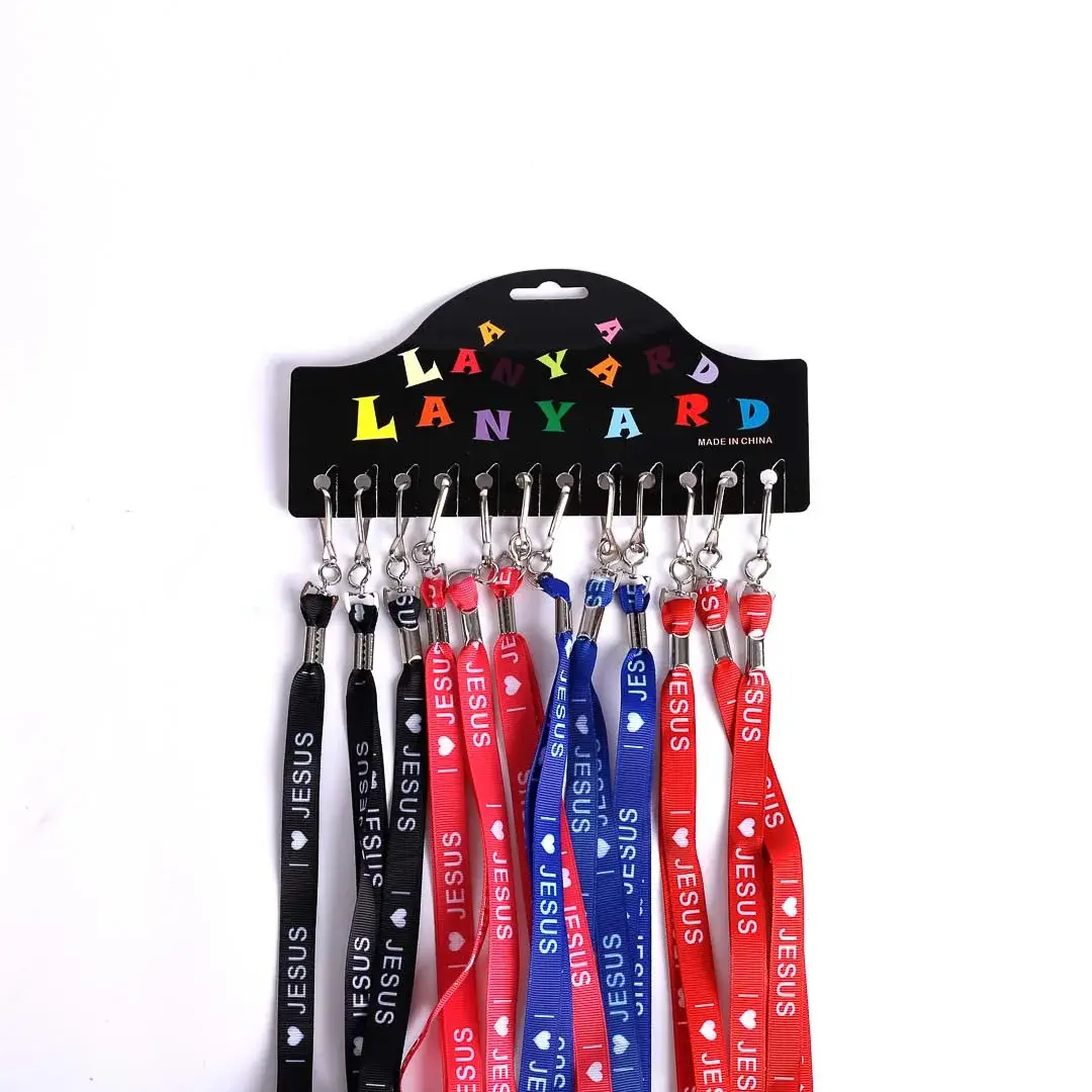 Swanson Christian Products - Wholesale Lanyard - Unisex - Lanyard - I Love Jesus - Pk123