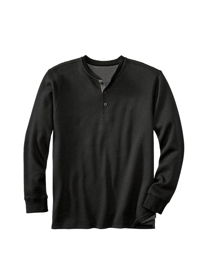 Silver Jeans - Wholesale Knit Top - Men's - MEN'S L/S THERMAL KNIT HENLEY2