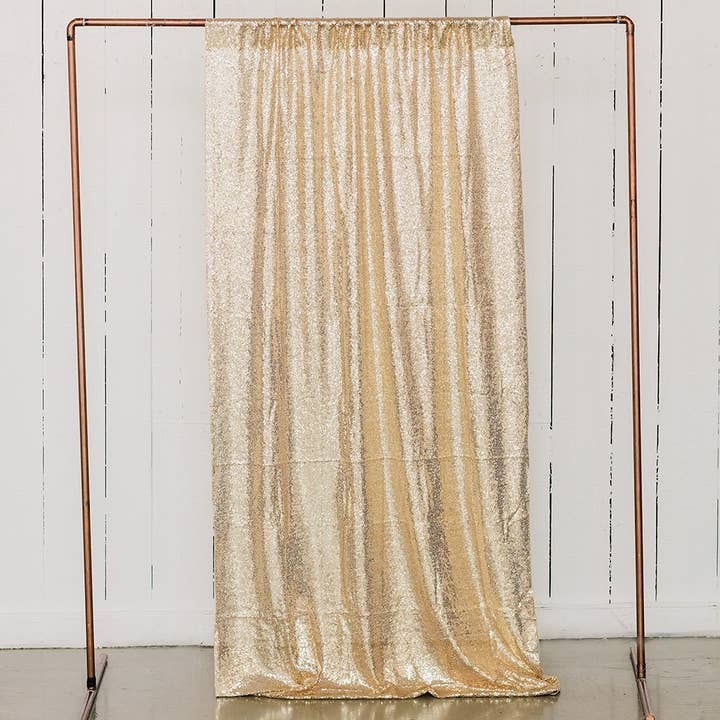 Weddingstar Inc. - Wholesale Photography Backdrop - Custom Wedding Photo Backdrop Decoration - Gold Sequin1
