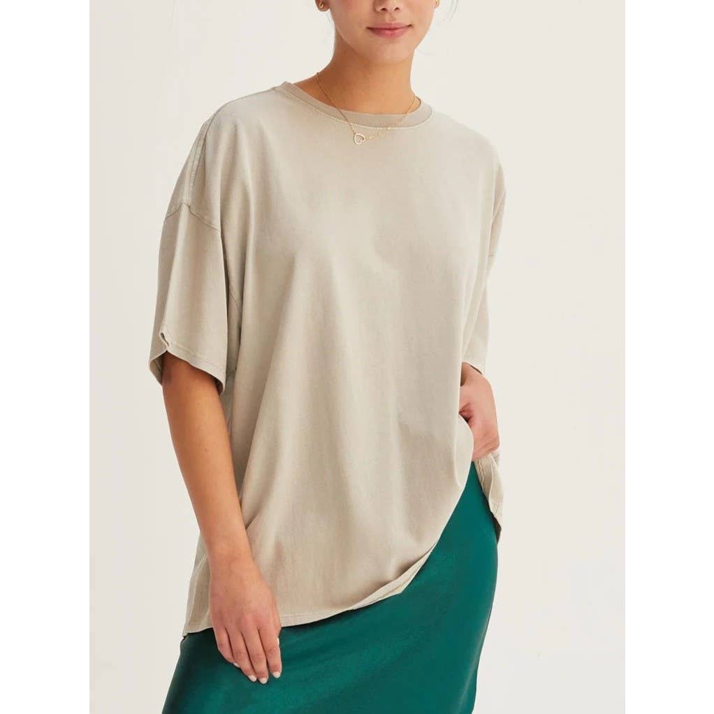 Apolline - Wholesale T-shirt – women's - OVERSIZED DISTRESSED COTTON T-SHIRT0