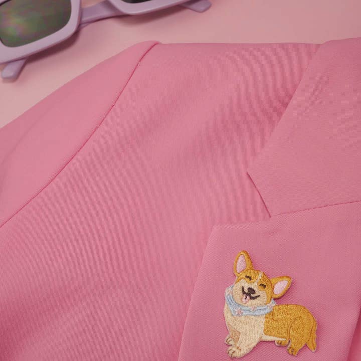 MALICIEUSE - Wholesale Patch - Iron-On Patch Corgi1