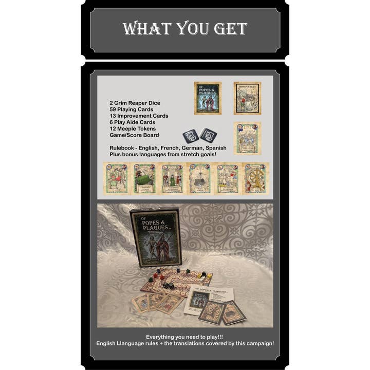 Hillary's Toy Box LLC - Wholesale Card Game - Of Popes & Plagues1