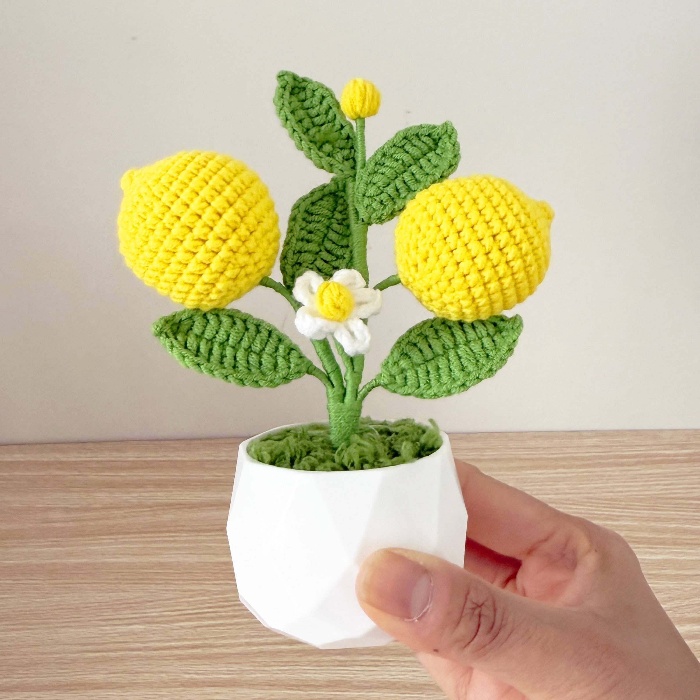 PinkLadyWorkshop – wholesale Konstgjorda blommor – Handgjort virkat avokadoträd5