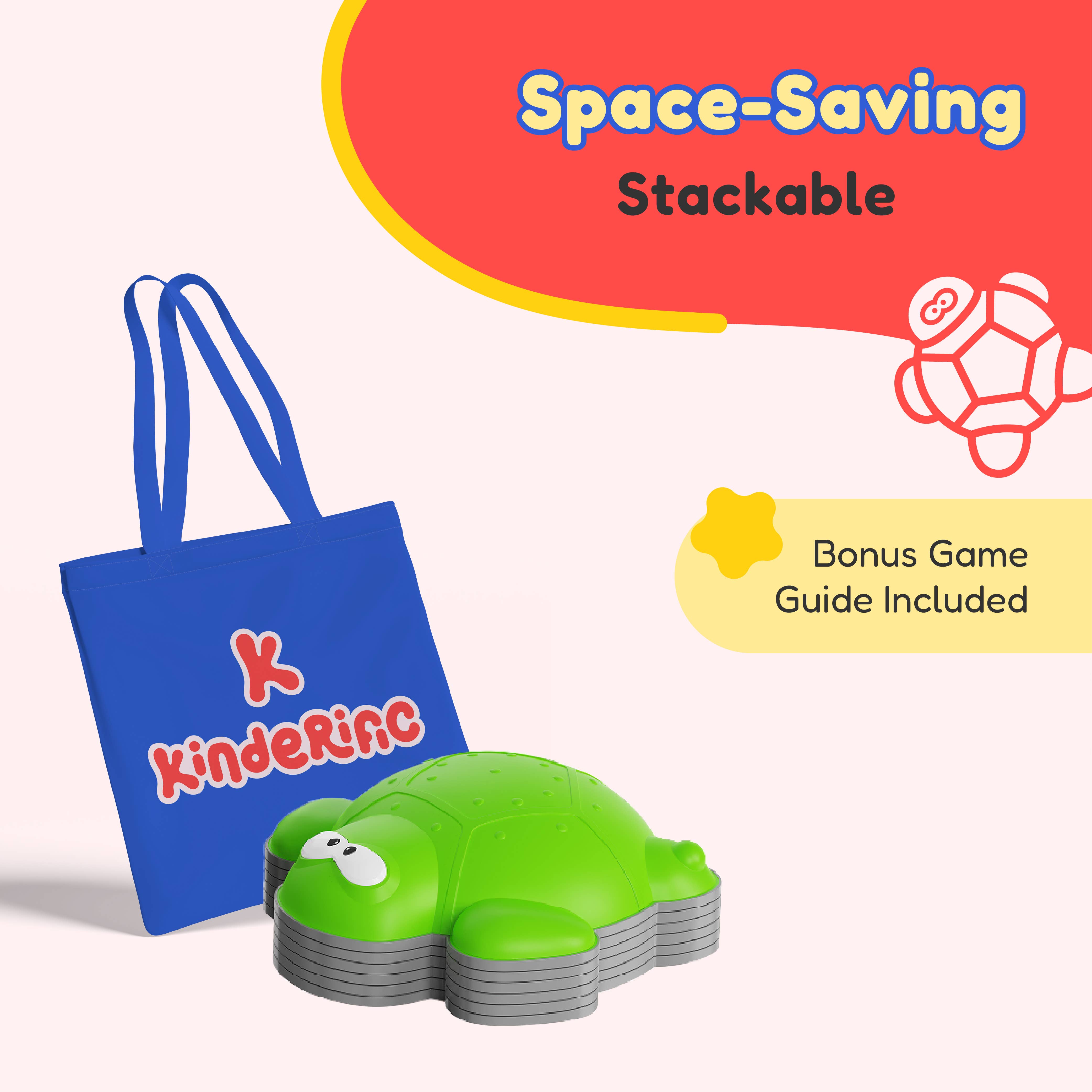 Kook - Wholesale Toy Set - Kids - Kinderific Star Shaped Stepping Stones, 6 Piece Set, Multi9