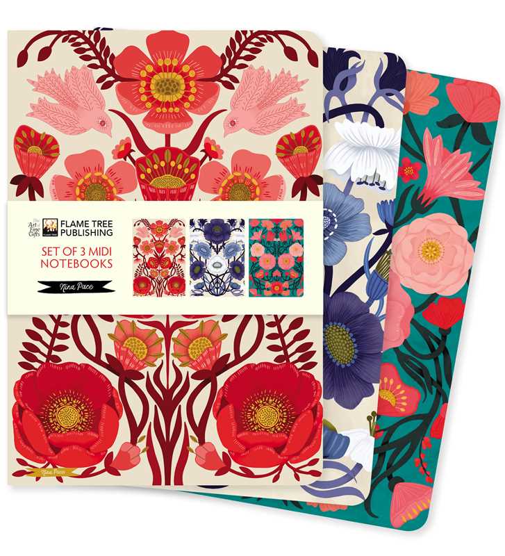 Simon & Schuster - Wholesale Notebook - Nina Pace Set of 3 Midi Notebooks by0