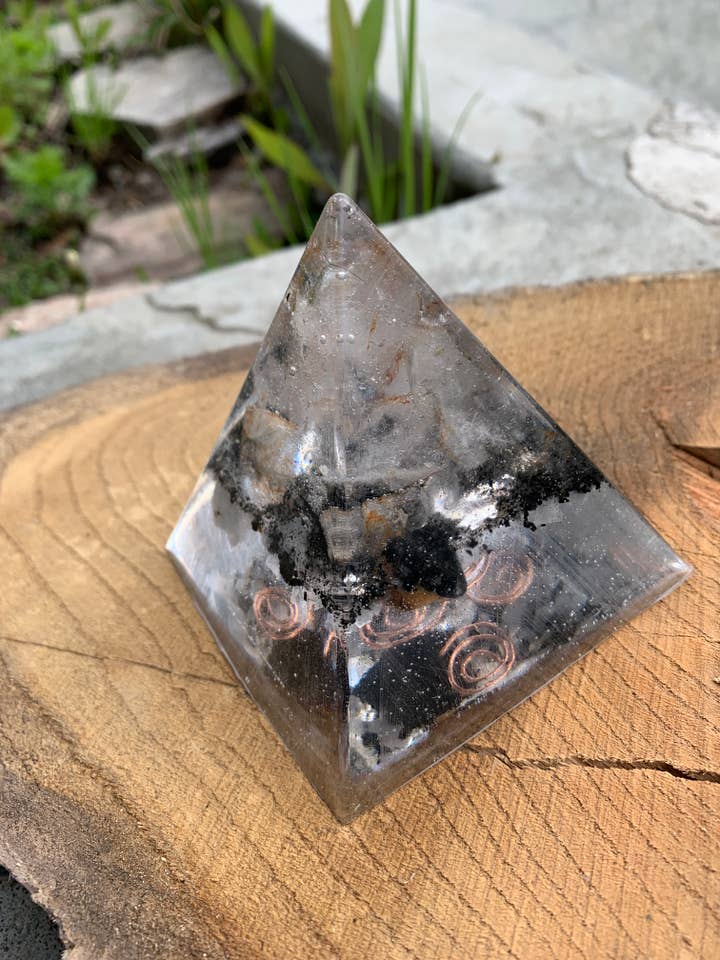 SMOKEY QUARTZ-Healing Orgonites - Smokey Quartz for wholesale by Orgonics by Driftwood Works Inc