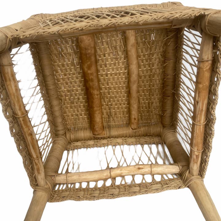 Botanical Boys – wholesale Side table – Malawi Rattan side table - handmade2