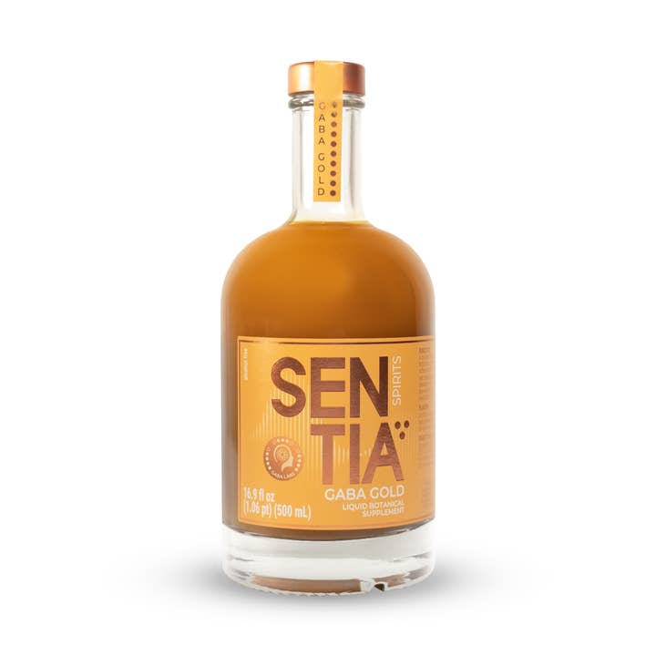 SENTIA Spirits - Wholesale Non-Alcoholic Spirits/Wine/Beer - SENTIA GABA Gold 500ml (X6)