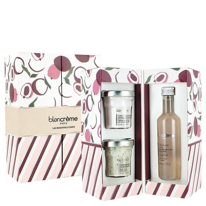 Blancreme Delice Essential Body Trio - Coconut & Lychee for wholesale by Blancrème Paris