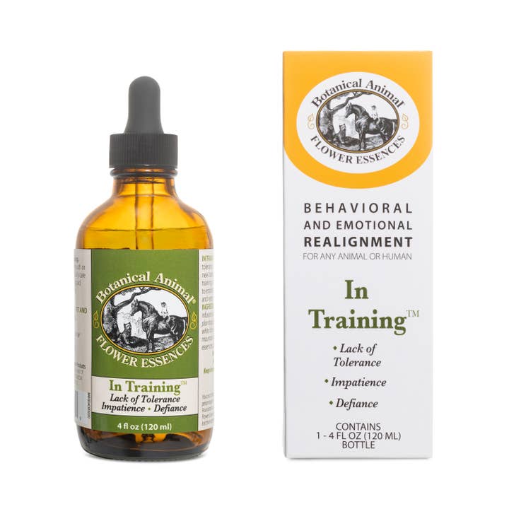 In Training 4 fl oz (120 ml) per la vendita all'ingrosso da parte di Botanical Animal Flower Essences