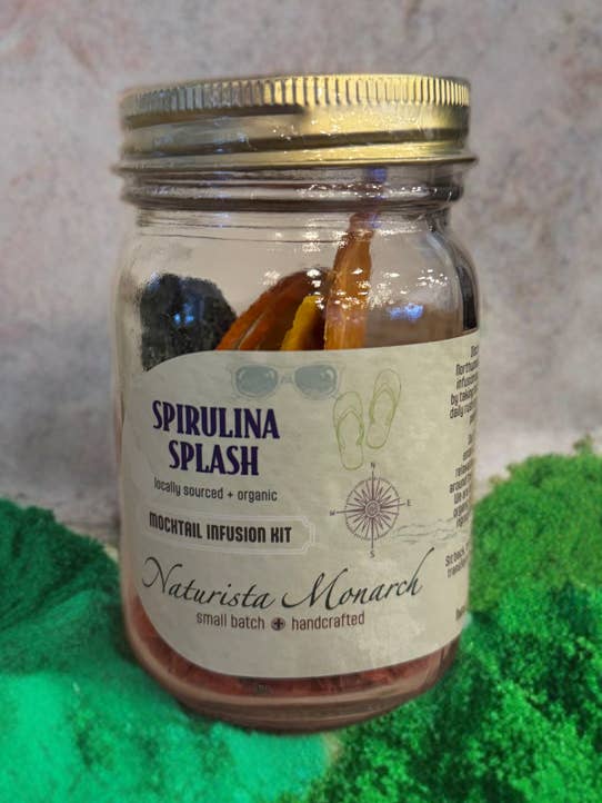 Spirulina Splash, Mocktail-Infusionsset für den Großhandel von Naturista Monarch