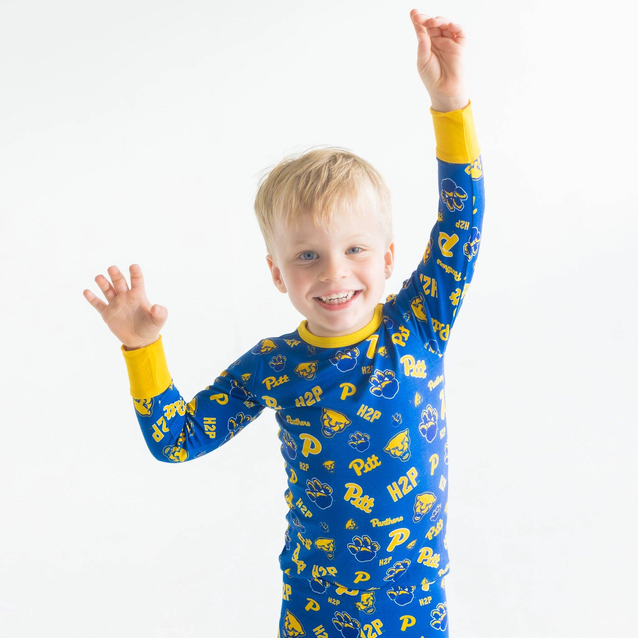 Tailgate Tikes - Wholesale Sleepwear Set - Kids - Pitt Panthers Two-Piece Pajama Set7