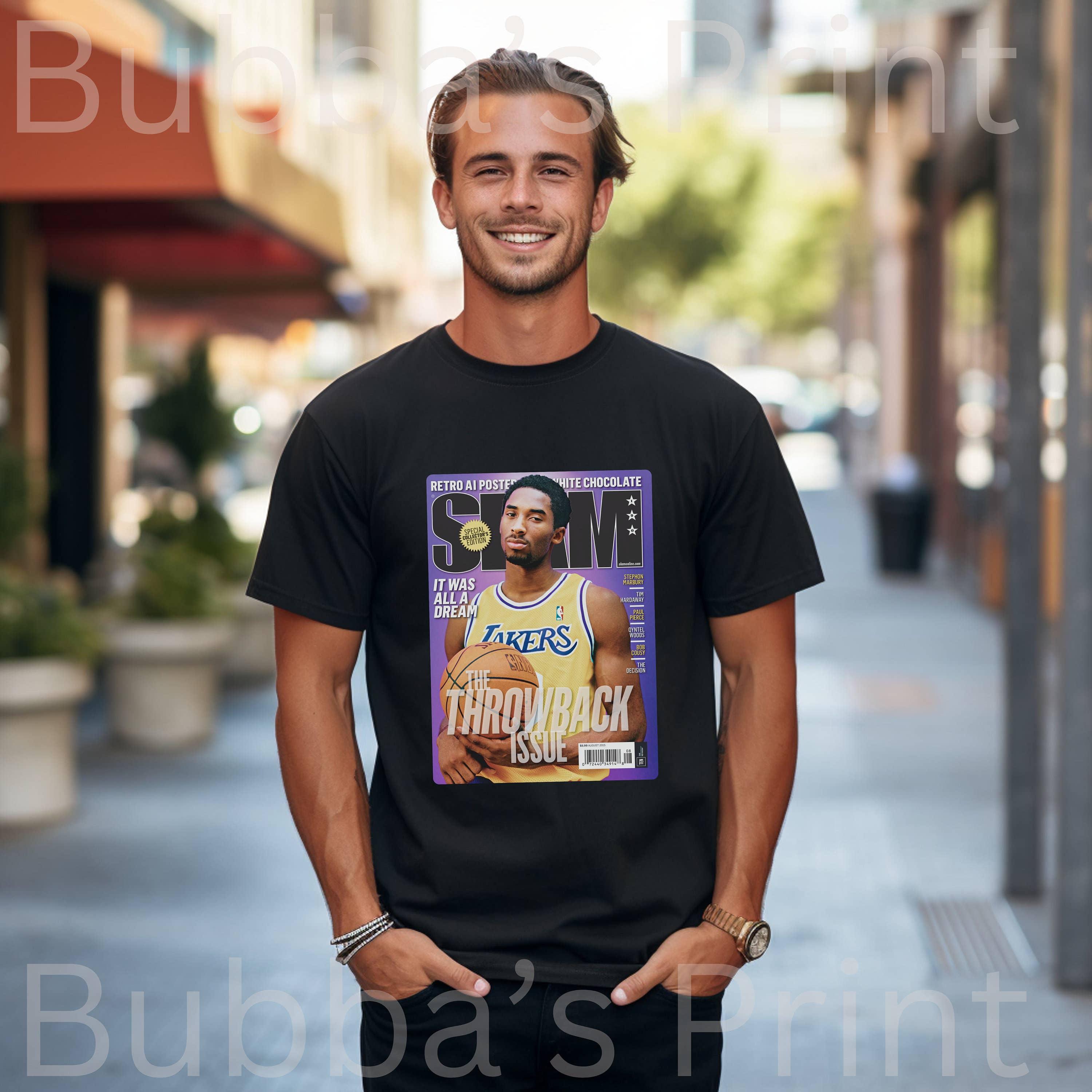SONDO DESIGN LTD – wholesale T-shirt med logga - Dam – Kobe Bryant Throwback omslagskjorta, Mamba Lovers & Basket0