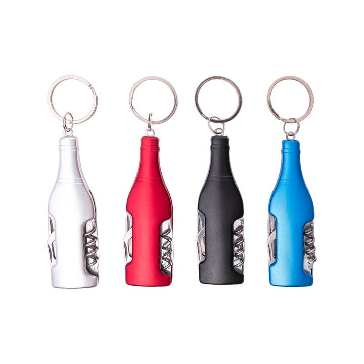 Mad Man - Wholesale Keychain - Men's - Aged to Perfection Wine Opener Multi Tool