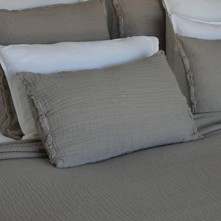 Tino Waffle Cushion Cappuccino 40 X 60 cm for wholesale by Maison d'été