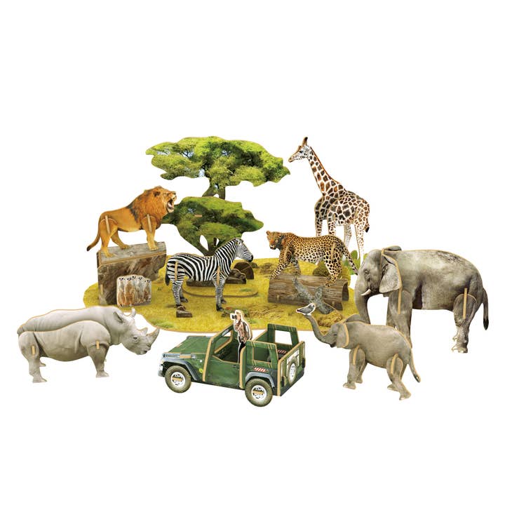 National Geographic - Faune africaine - Puzzle 3D pour la vente par Edu-Sci