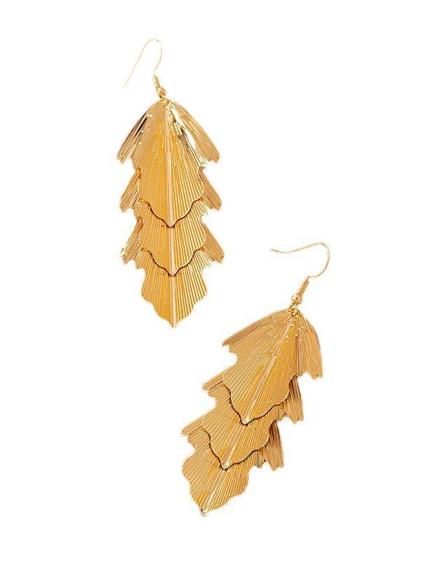 OR Boucles d'oreilles texturées superposées de couleur unie et accessoires en vente sur Faire4