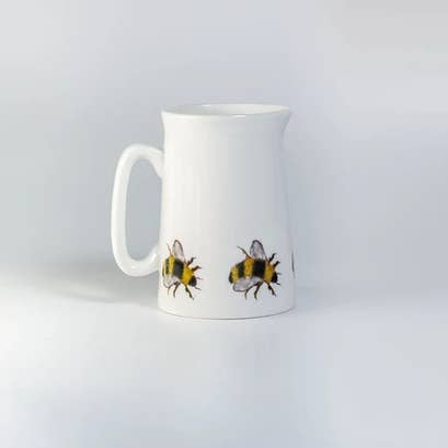 Bee Half Pint Jug (trade) for wholesale by Jane Haigh Country Art