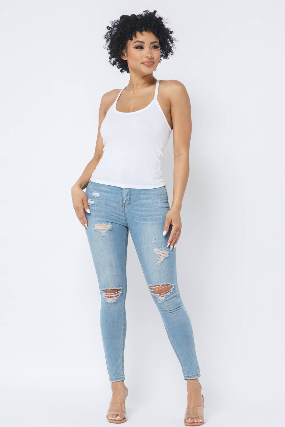 Julia by LoveJ - Wholesale Tank Top - Women's - Rib Racer Back Sleeveless Tank Tops18