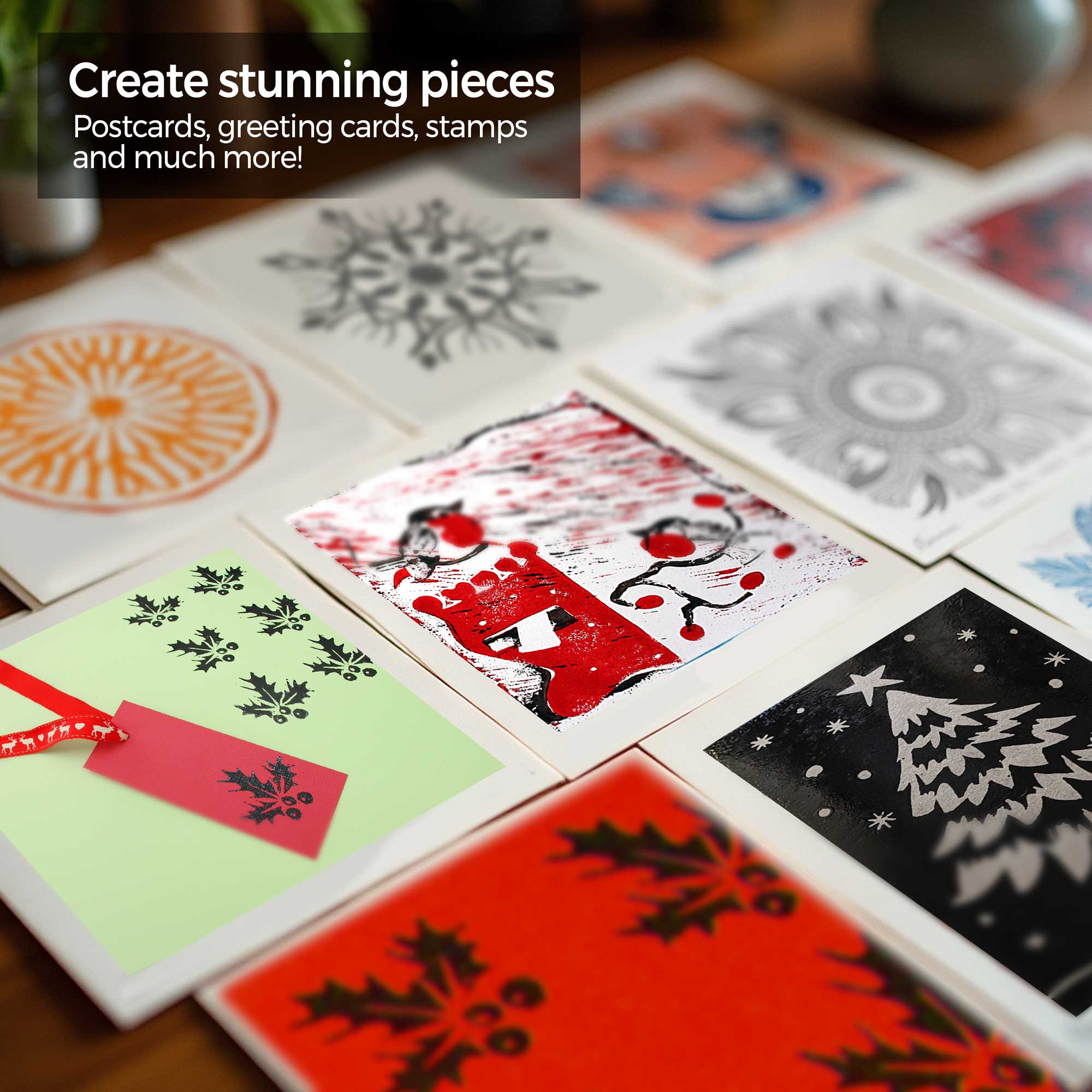 Zieler – wholesale Craft supplies – 5 Block Printing Inks | Water-Based 38ml | 096081226