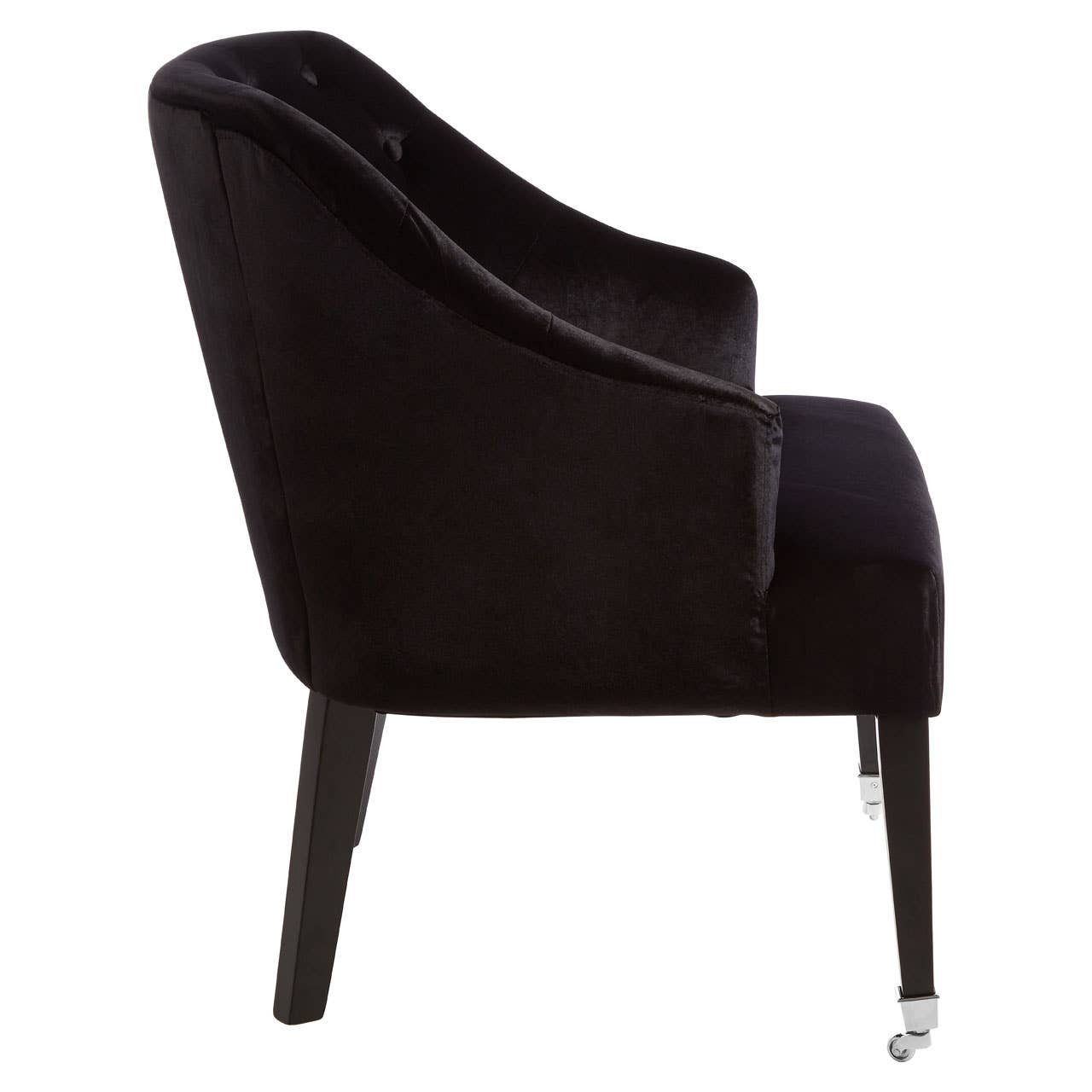 Fifty Five South – wholesale Chair – Darwin Black Velvet Chair2