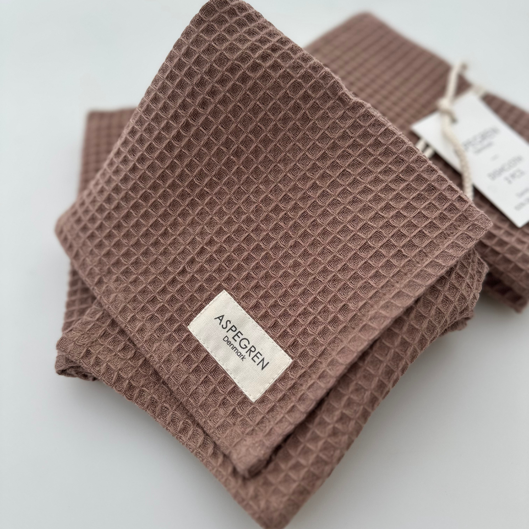 Aspegren Denmark - Wholesale Tea Towel - Tea Towel - 100% Organic Cotton - North - Nougat1