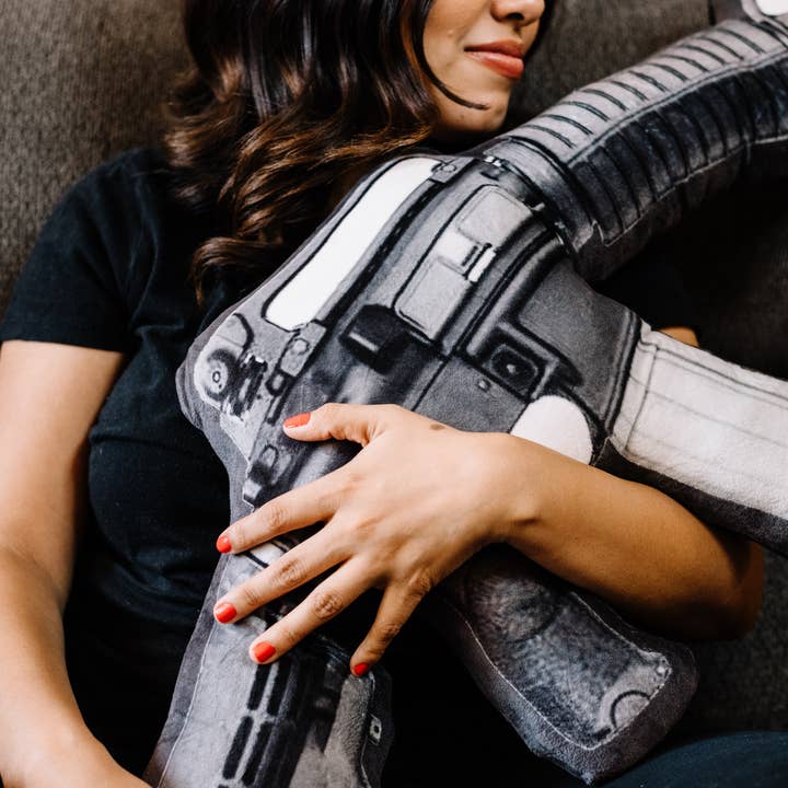 CALIBER GOURMET / CAMPCO - Wholesale Throw/Decorative Pillow - Armalite Rifle Pillow3