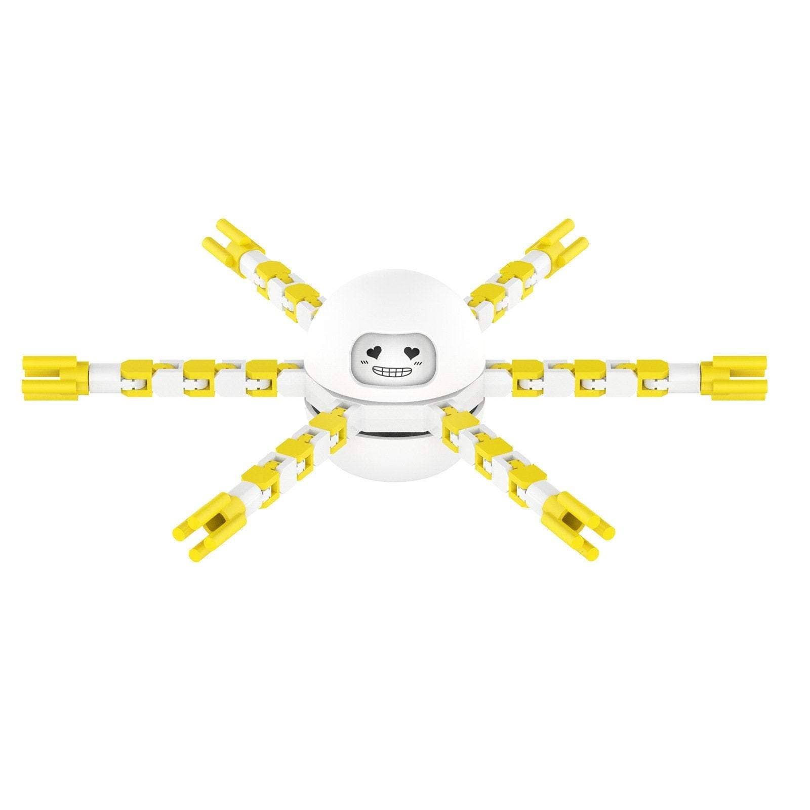 KiddieKickz - Wholesale Classic toy – Kids - Fingertip Mechanical Gyro Decompression Deformation Mecha Octopus7