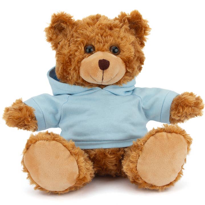 Plushland - Venta al por mayor Peluche - Niños y bebés - Oso de peluche personalizado de 11" con sudadera | Oso sentado personalizado4