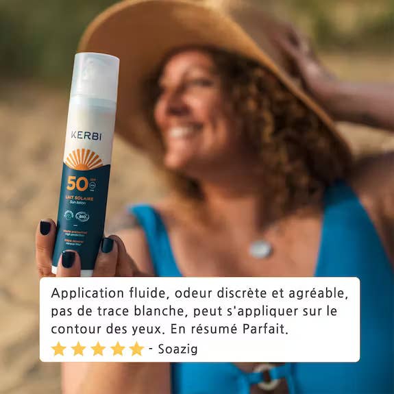 KERBI – Engroshandel Solcreme – Økologisk duftende naturlig solcreme - SPF50 - 100 g5