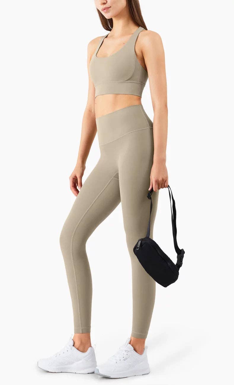 Belsize Activewear - Vendita all'ingrosso Completo sportivo - Donna - Set leggings e reggiseno sportivo ultra morbidi: il massimo comfort8