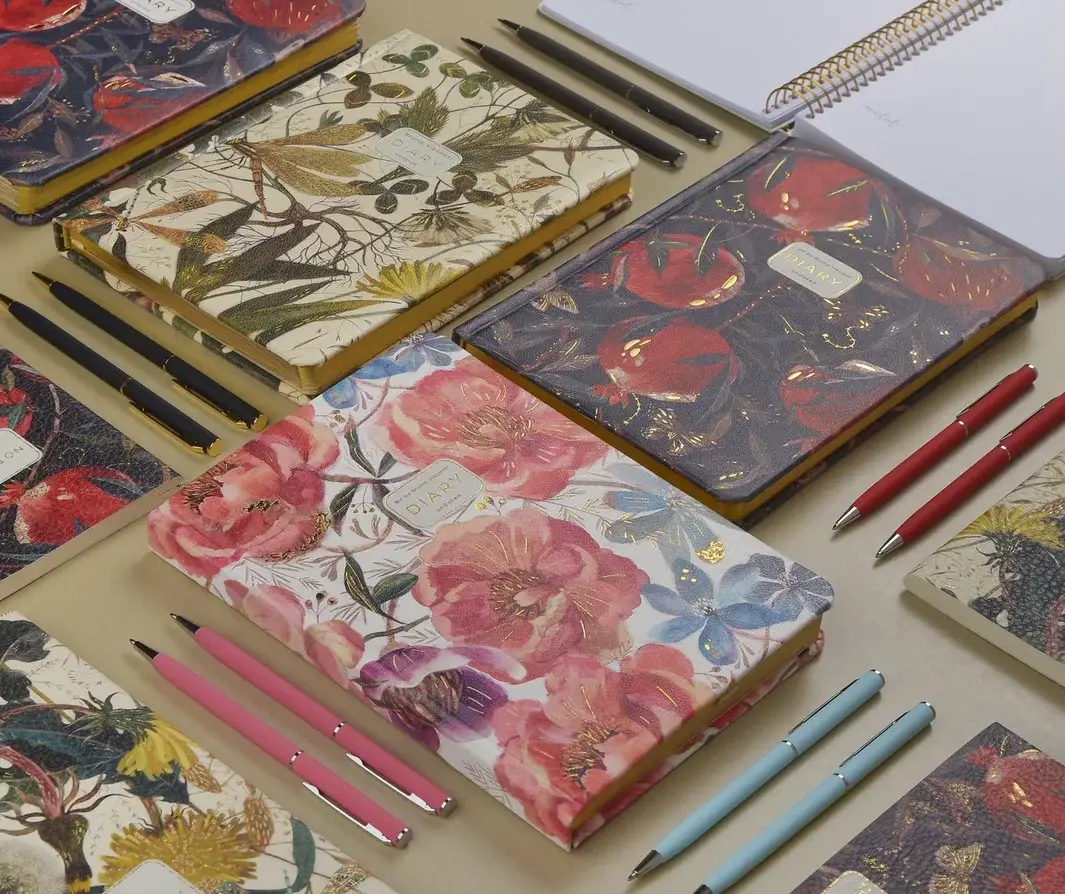 BV by Bruno Visconti - Wholesale Planner - A5 Vegan Leather Hardcover Daily Planner -Summer Greens4