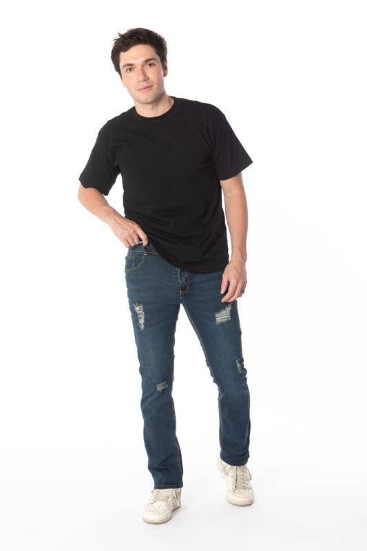 Noir T-shirts noirs pour hommes en vente sur Faire2