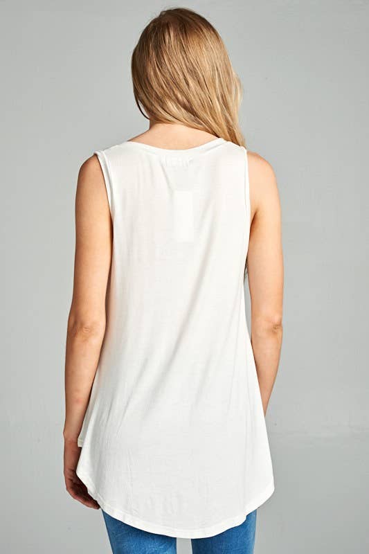 LA Soul - Wholesale Tank Top - Women's - 4th Of July American Flag Print Flowy Tank tops4