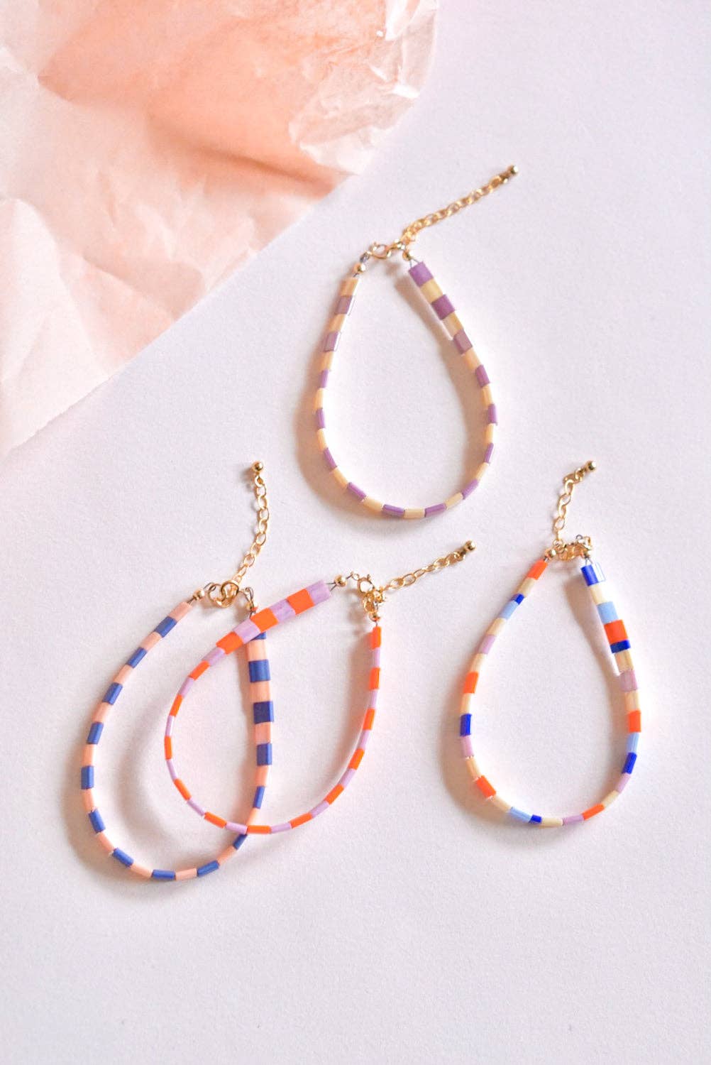 SAN SAN – Engroshandel Perlearmbånd – DOMINO armbånd i glasperler - palazzo3