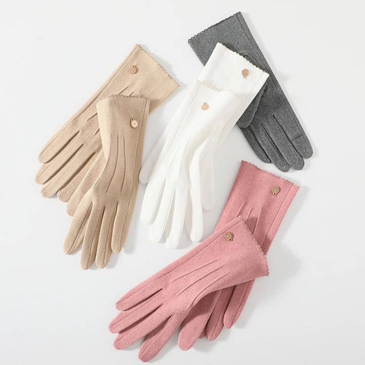 Funkyrel® Atzbranding Limited - Wholesale Gloves - Women's - Gloving - Autumn Winter Fleece-Lined Warm Gloves