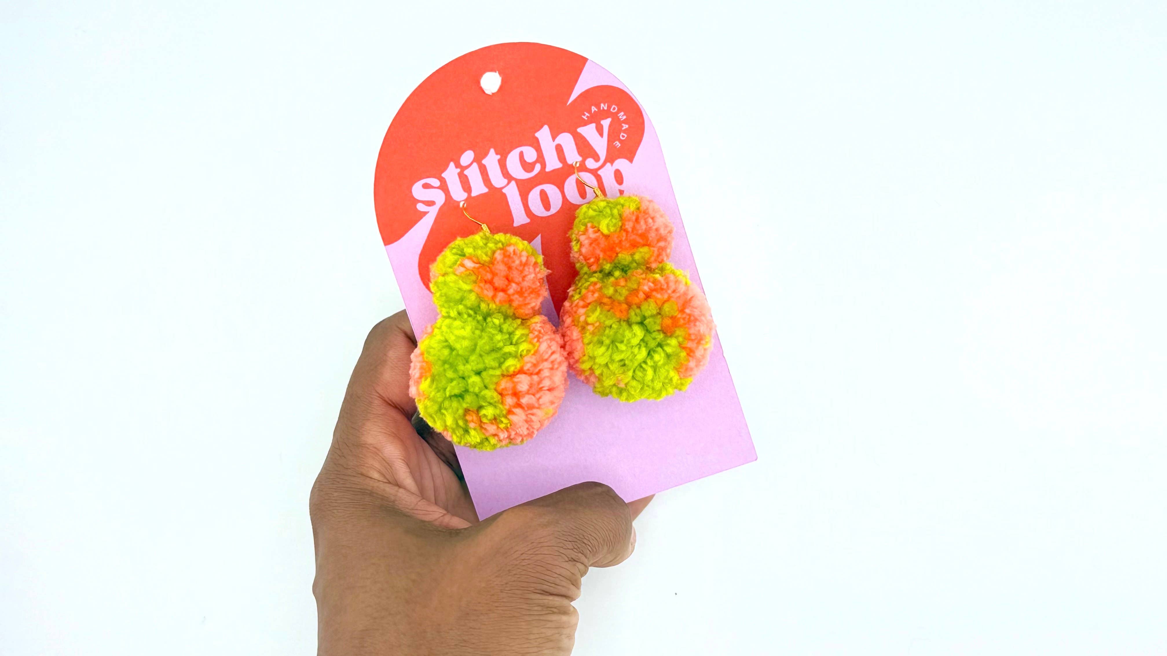 Stitchy Loop - Wholesale Dangle Earrings - Double Bubble Earrings1