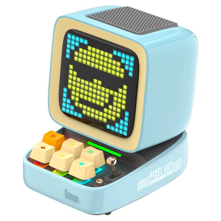 Pixel art speaker Divoom Ditoo Pro 15W - keyboard - blue for wholesale by RESET CLUB