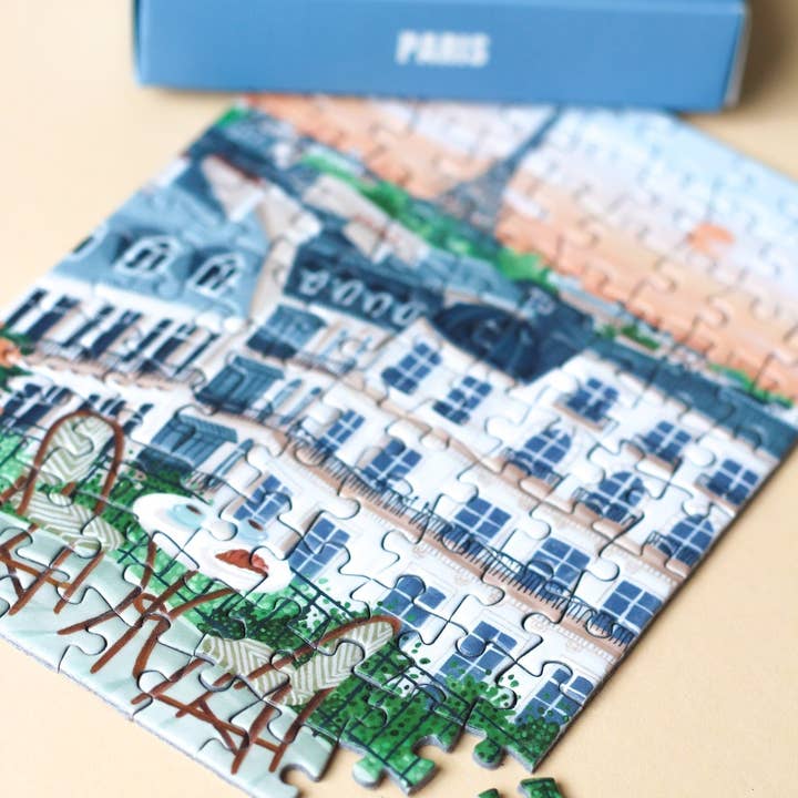 Piecely Puzzles - Wholesale Puzzle - Adult - Mini Puzzle Paris, 99 pieces1