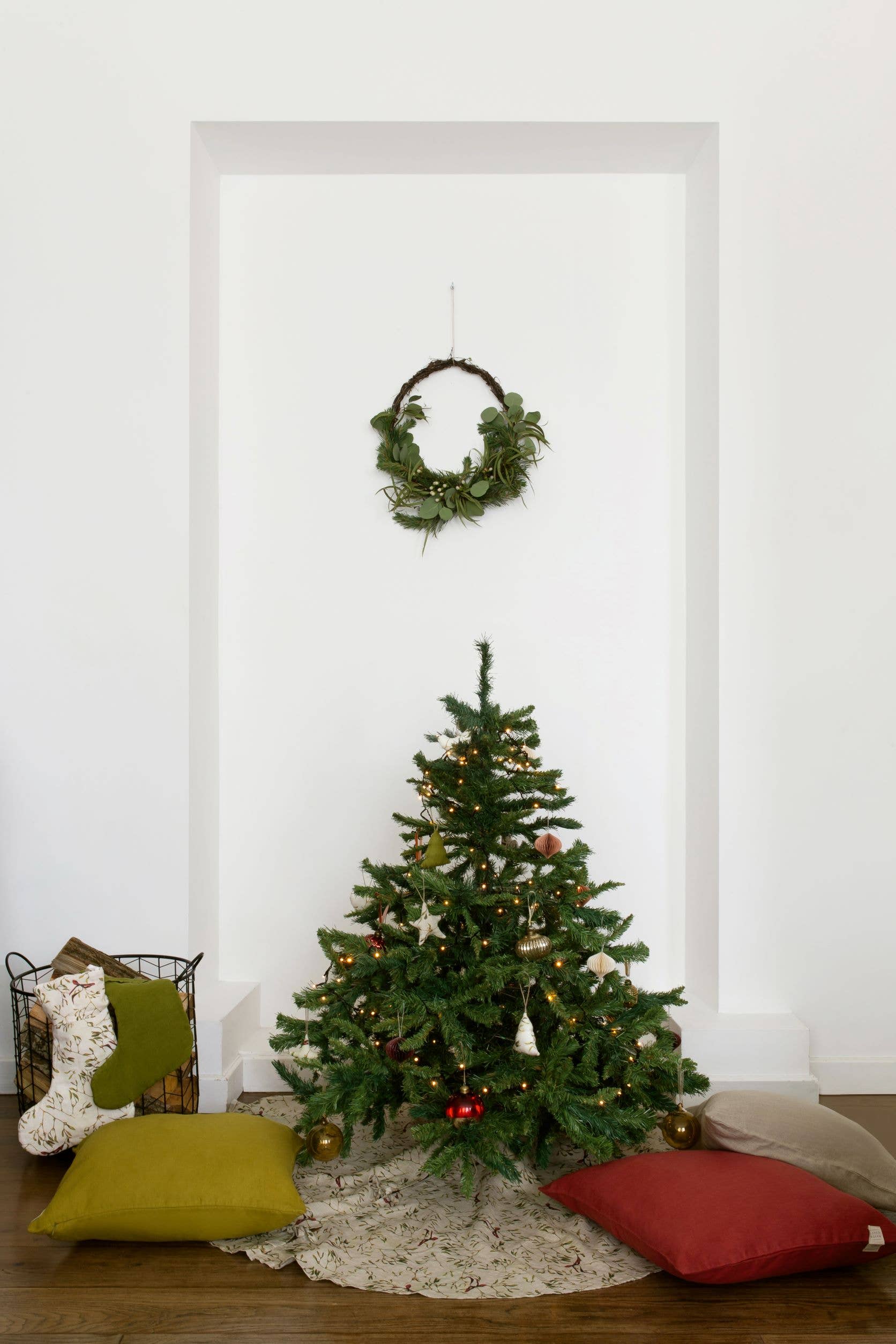 Linen Tales (We cover U.S. import duties) - Vendita all'ingrosso Fodera cuscino decorativo - Fodera per cuscino in lino verde muschio3