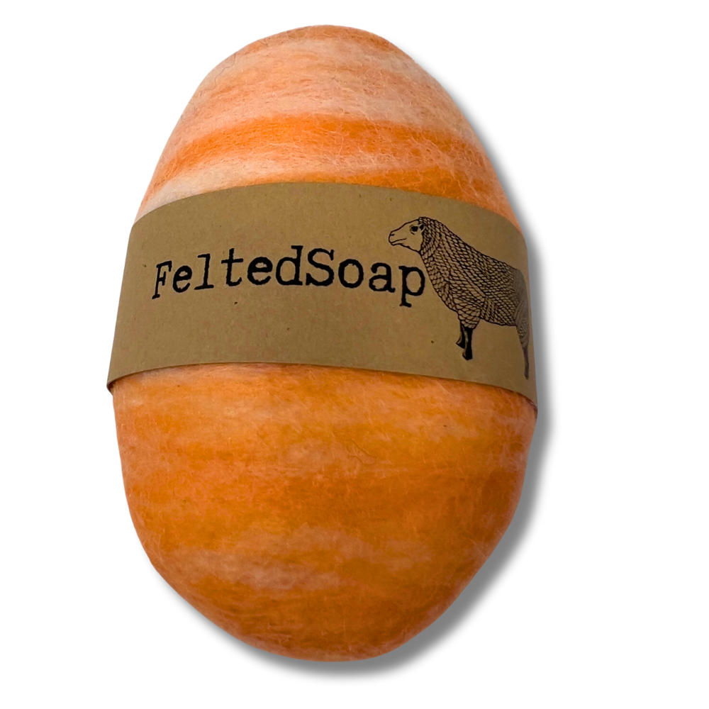 Twisted Purl LLC - Wholesale Bar Soap - Felted Soap PASTEL & WHITE in light rainbows SPRING colors3