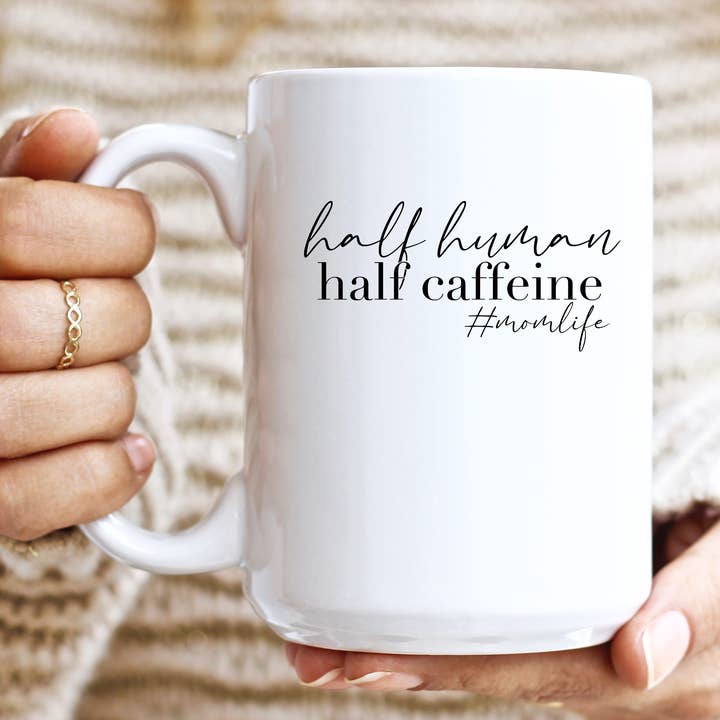 Half mens, half cafeïne voor wholesale door The Potted Oasis