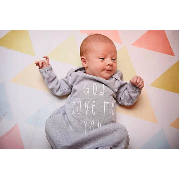 God gaf me je slaper GRIJS voor wholesale door The Light Blonde