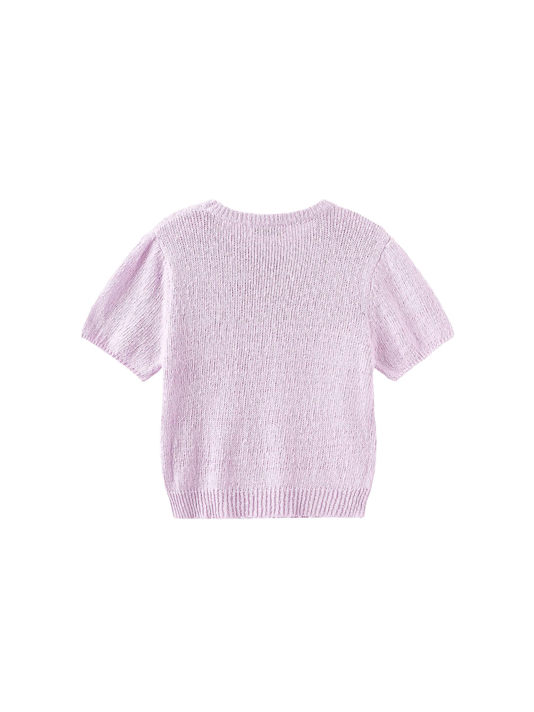 CUBIC – Engroshandel Strikket top - Dame – Rund hals løs strik T-shirt3