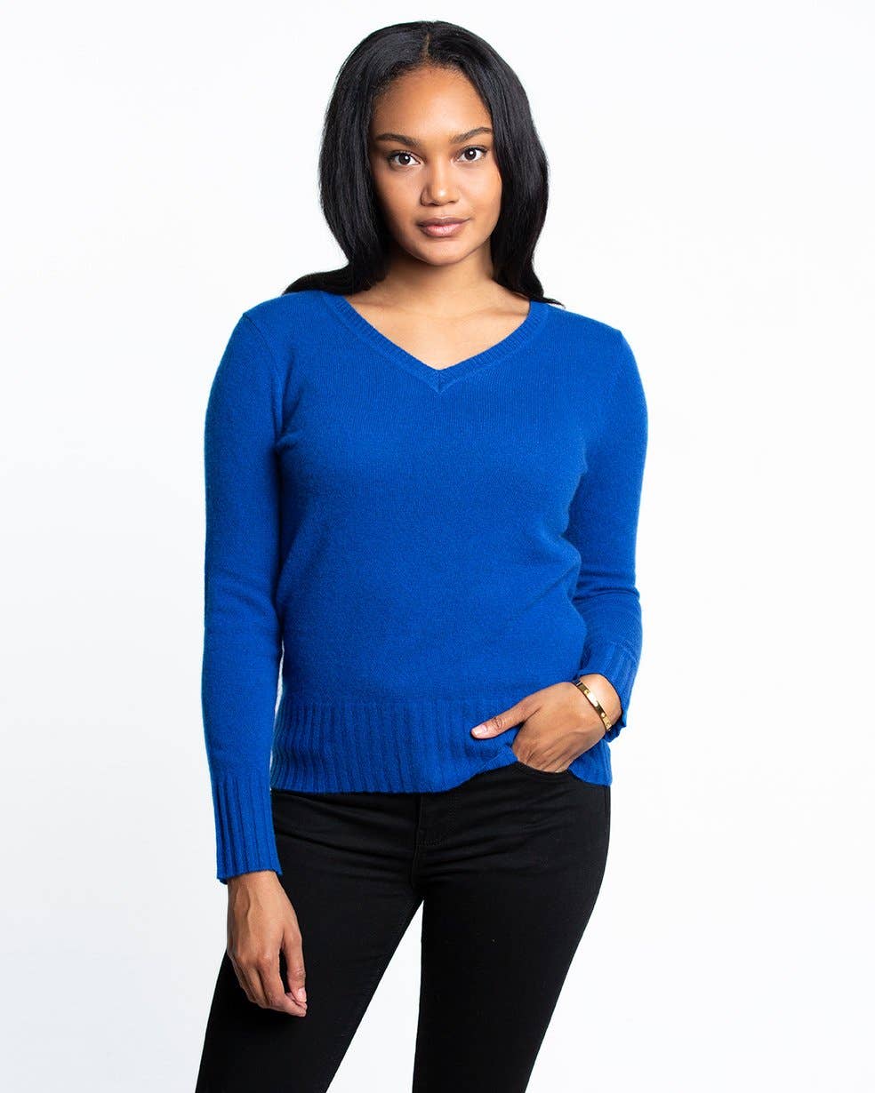 QUINN – Engroshandel Pullover - Dame – KIM CASHMERE V HALS13