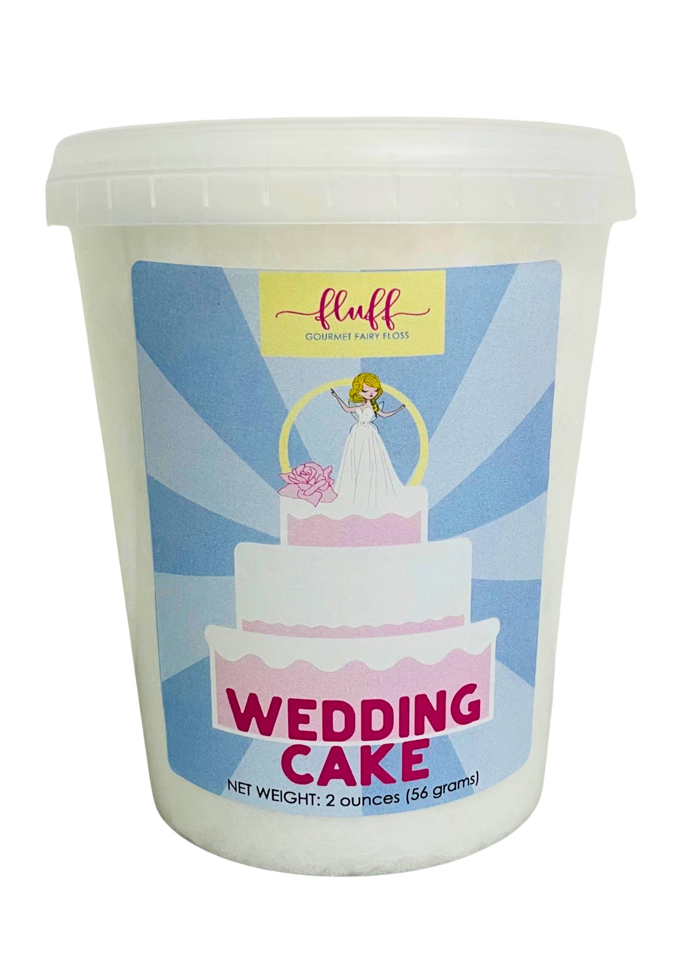Fluff gourmet fairy floss - Wholesale Cotton Candy - Wedding Cake Cotton Candy
