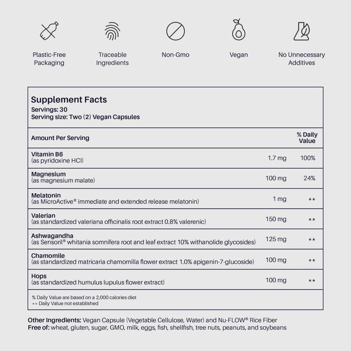 Ready To - Wholesale Oral Supplement/Vitamin - Ready To DREAM Traceable Sleep Aid w/ Time Release Melatonin5