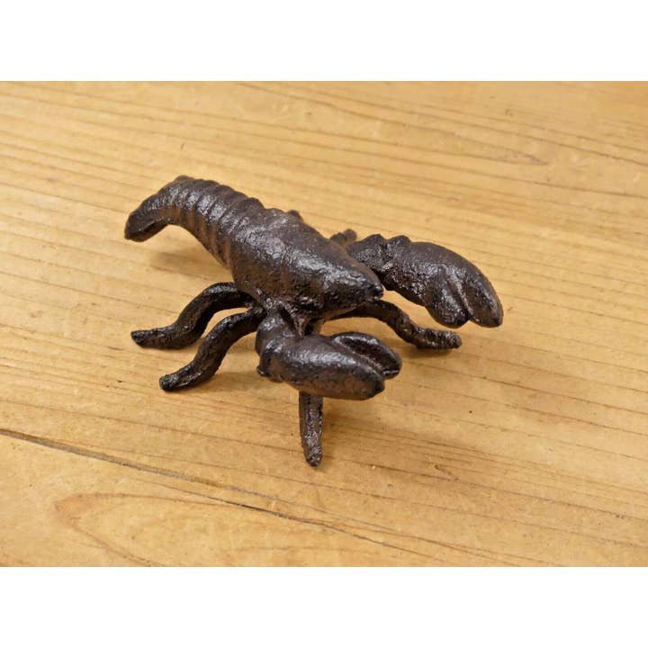 Midwest Craft House - Wholesale Decorative Figurine - CAST IRON CRAWFISH / LOBSTER FIGURE2