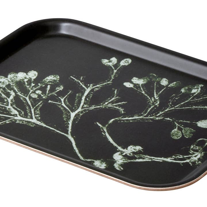 PERNILLE FOLCARELLI - Venta al por mayor Bandeja de servir - Bandeja para servir 20 x 27 cm con diseño de algas verde oscuro1